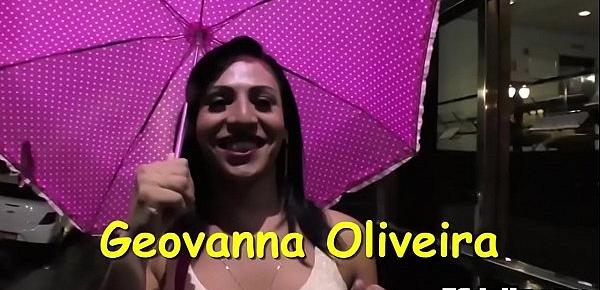  Geovanna Oliveira jerking her shecock